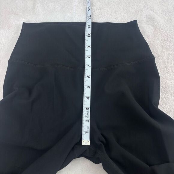 Alo Yoga Women's S High Waist Ripped Warrior Leggings Black Trendy Athleisure - Picture 5 of 8